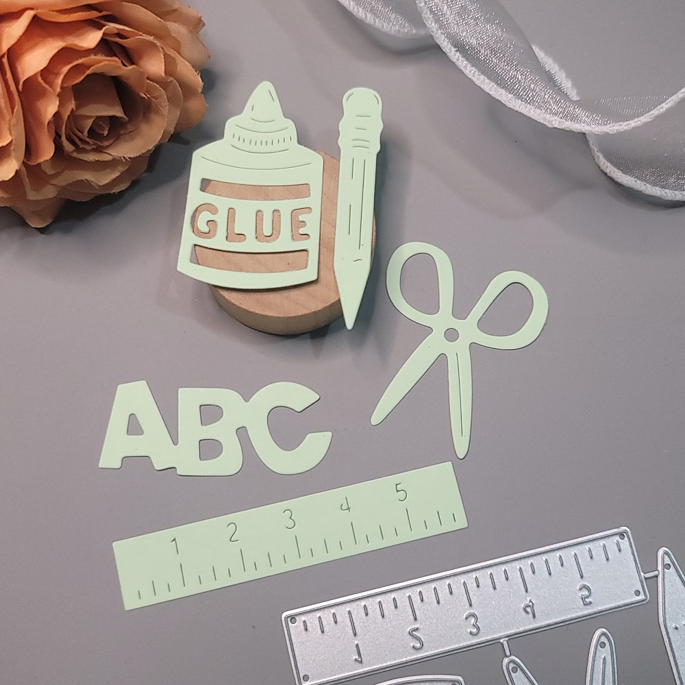 Khuôn Cắt Giấy Kim Loại Hình Văn Phòng Phẩm