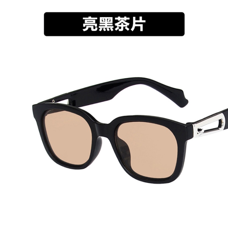 (KIQI-FASHION) COD Kính Mát Gọng Vuông Nhỏ Chống Tia Uv400 Có Khóa Sau Lưng Thời Trang Cho Nam Và Nữ