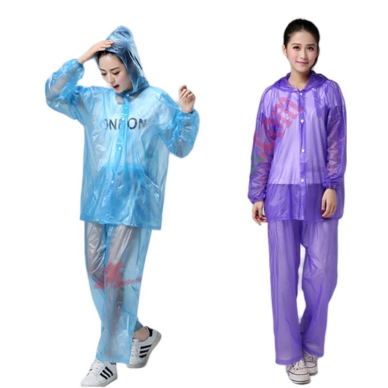 áo mưa bộ nhựa nilon