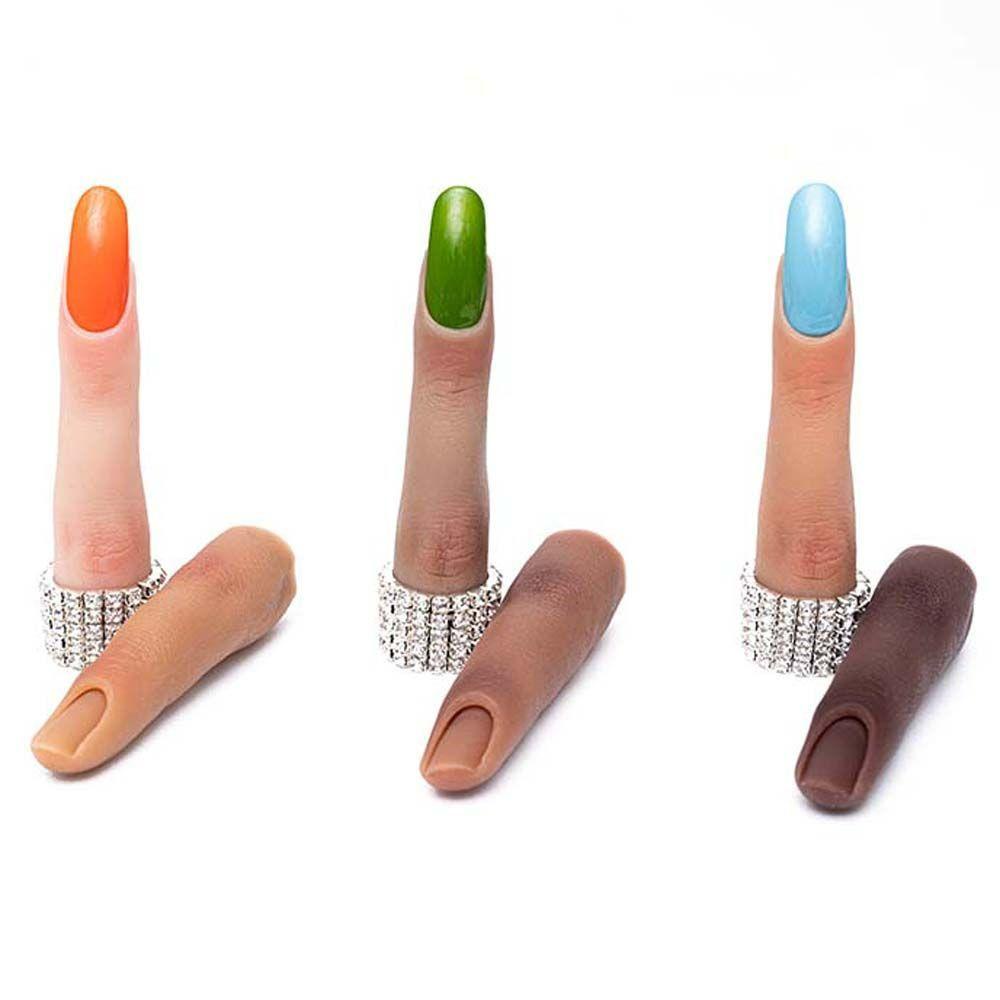 Mô Hình Ngón Tay Giả Bằng Silicone Dùng Luyện Tập Làm Móng Nghệ Thuật