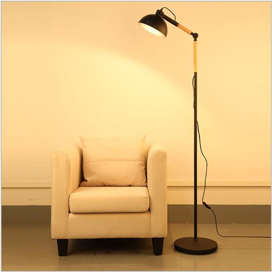 Đèn đứng MONSK SOLOSAY trang trí phòng khách Vintage cao cấp - Tặng kèm bóng LED chống lóa