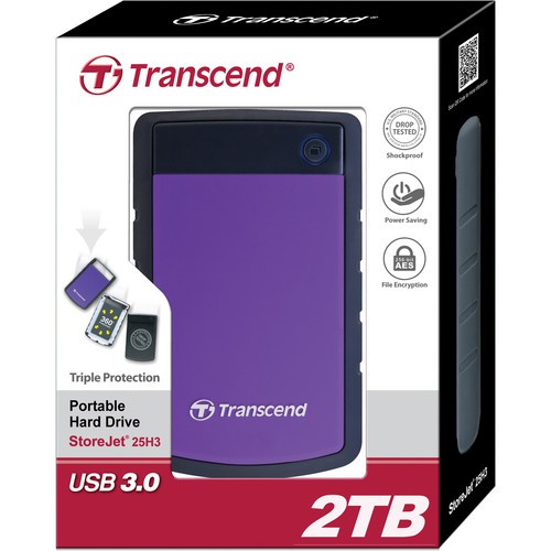 Ổ cứng Transcend 2TB StoreJet2.5&quot; H3P Portable HDD