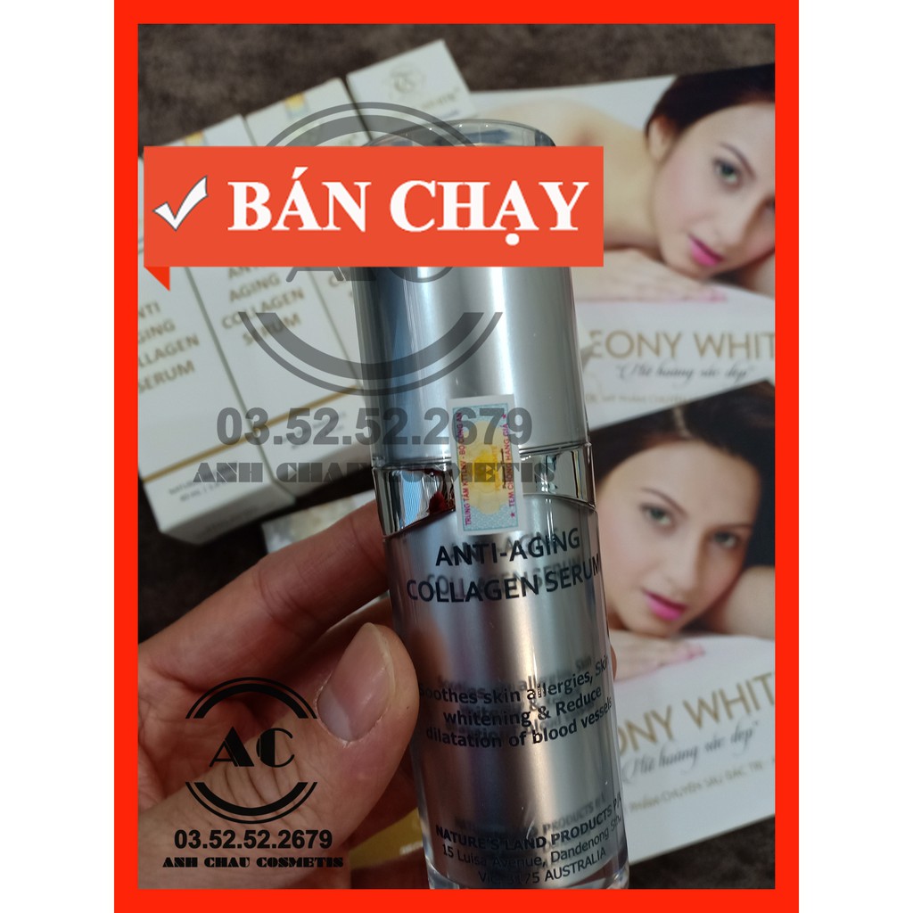 (CHÍNH HÃNG) serum nám peony white collagen, trắng da (Anti Aging Collagen Serum)