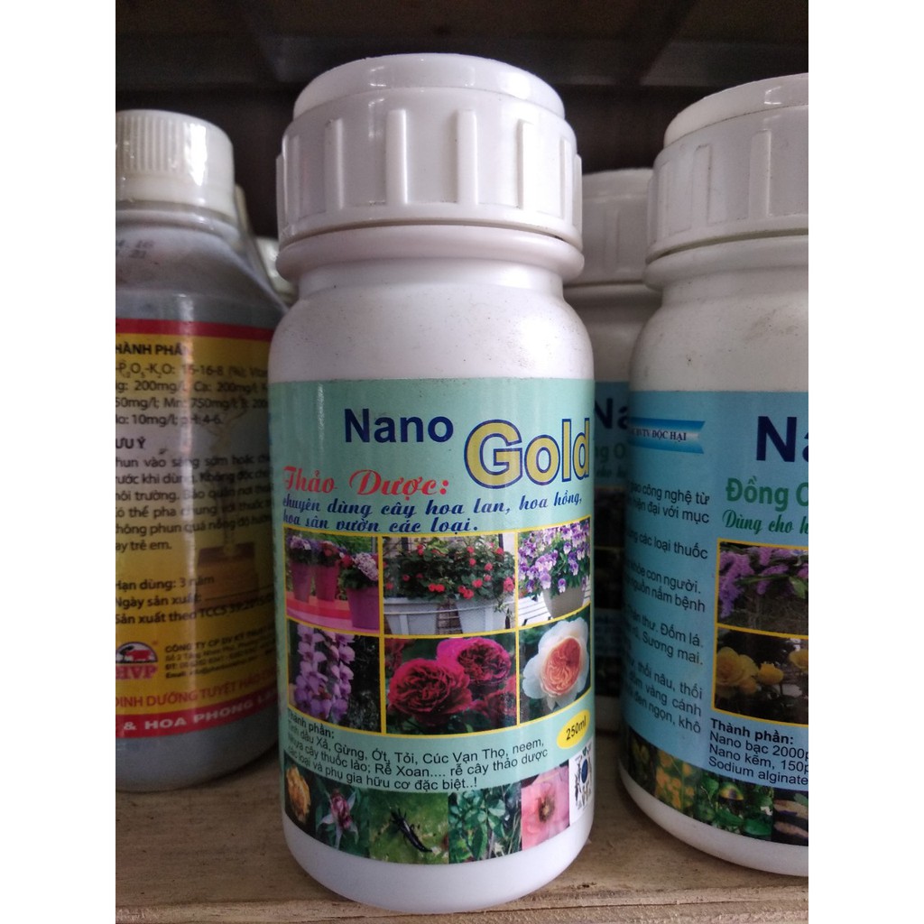 Nano thảo dược gold chuyên dùng cho hoa lan cây cảnh