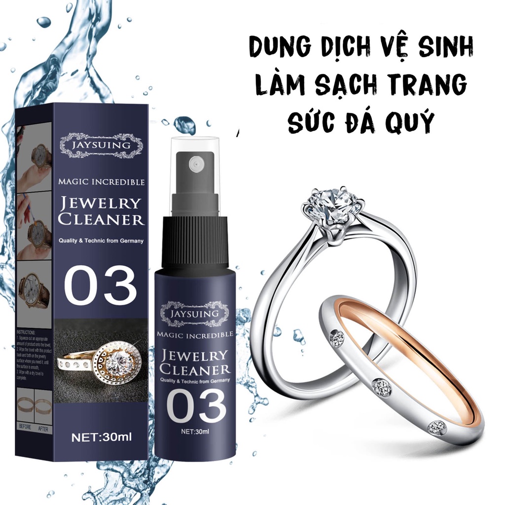 Dung dịch làm sạch trang sức đá quý và mặt đồng hồ