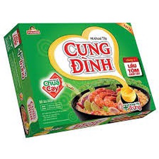 Thùng mì cung đình 30 gói chua cay