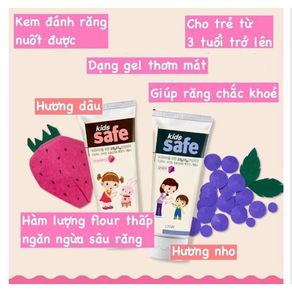 Kem Đánh Răng Trẻ Em KIDs SAFE