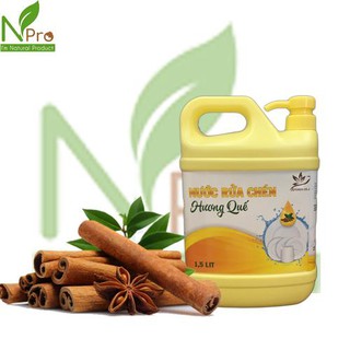 Nước Rửa Chén Bát Tinh Dầu Quế - Can 1,5l