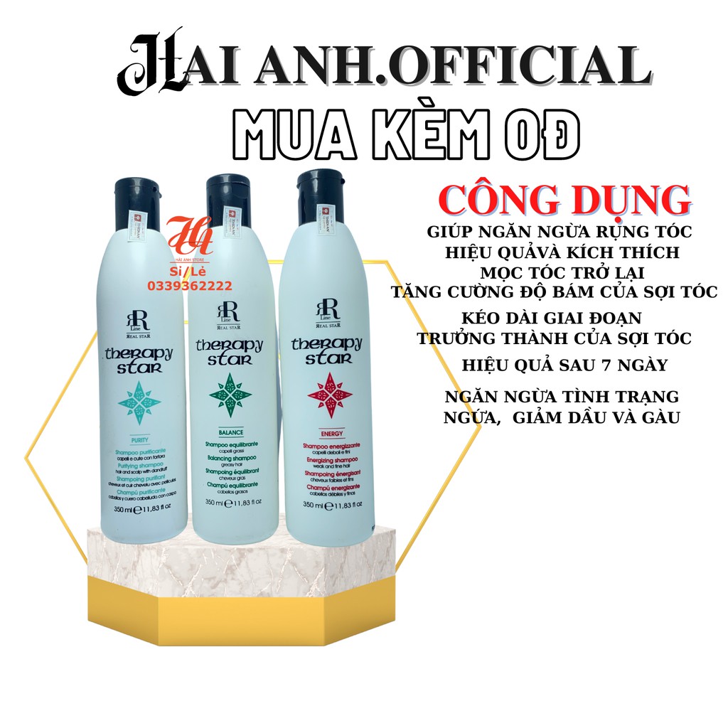 Dầu Gội Ngăn Ngừa Xử Lý Bã Nhờn GÀU, DẦU, CHỐNG RỤNG Therapy Star