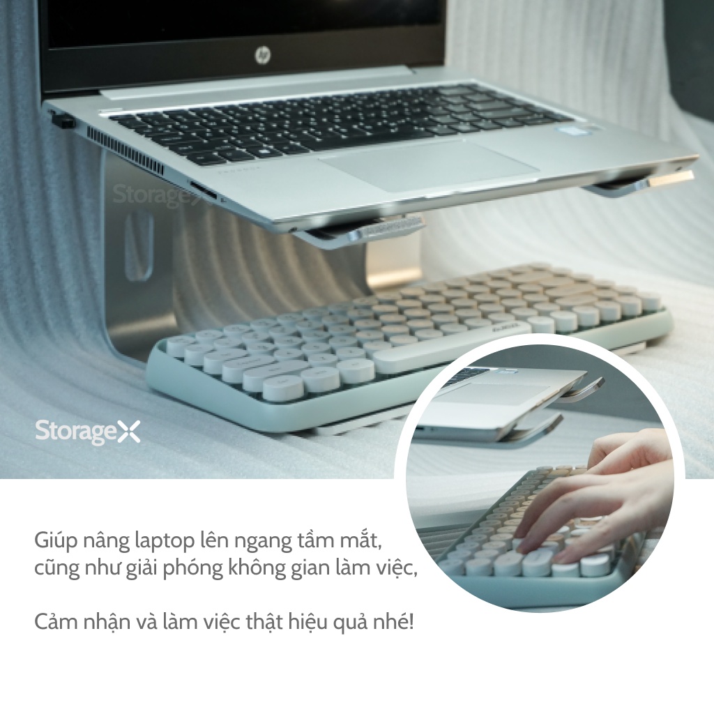 Giá đỡ laptop stand nhôm hỗ trợ tản nhiệt XStand dành cho Macbook/ Ultrabook 12 inch - 15.6 inch - HCM | BigBuy360 - bigbuy360.vn