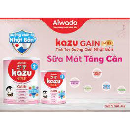 Sữa bột kazu gain gold 0+ ,1+, 2+ 810g tăng cân date 11 2023 - ảnh sản phẩm 6