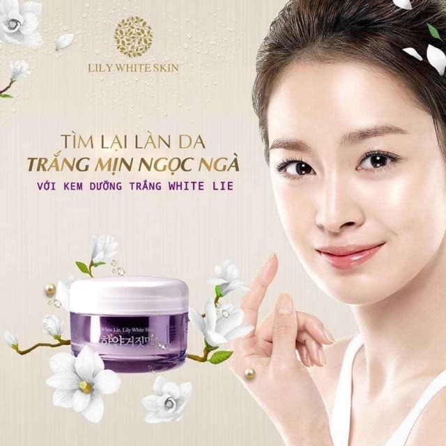 Kem dưỡng trắng da White Lie, Lily White Skin Belleza Castillo [Hàng Chính Hãng]