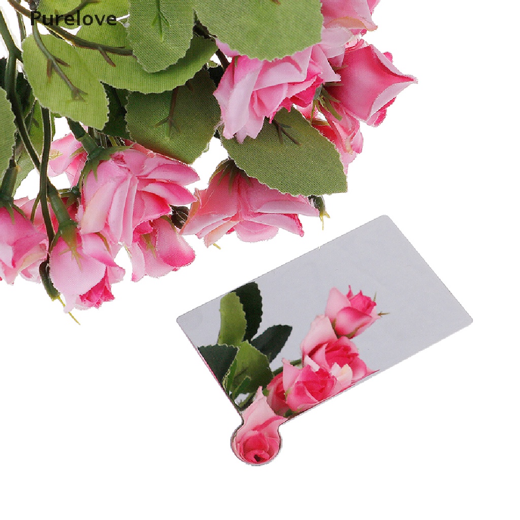 [Hàng mới về] Gương trang điểm bằng thép không gỉ kèm túi da PU