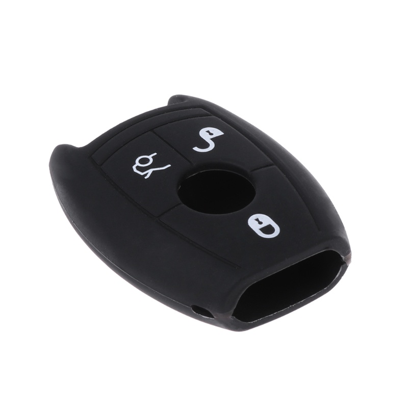 Vỏ Bọc Chìa Khóa Điều Khiển 3 Nút Bằng Silicone Dành Cho W203 204 210