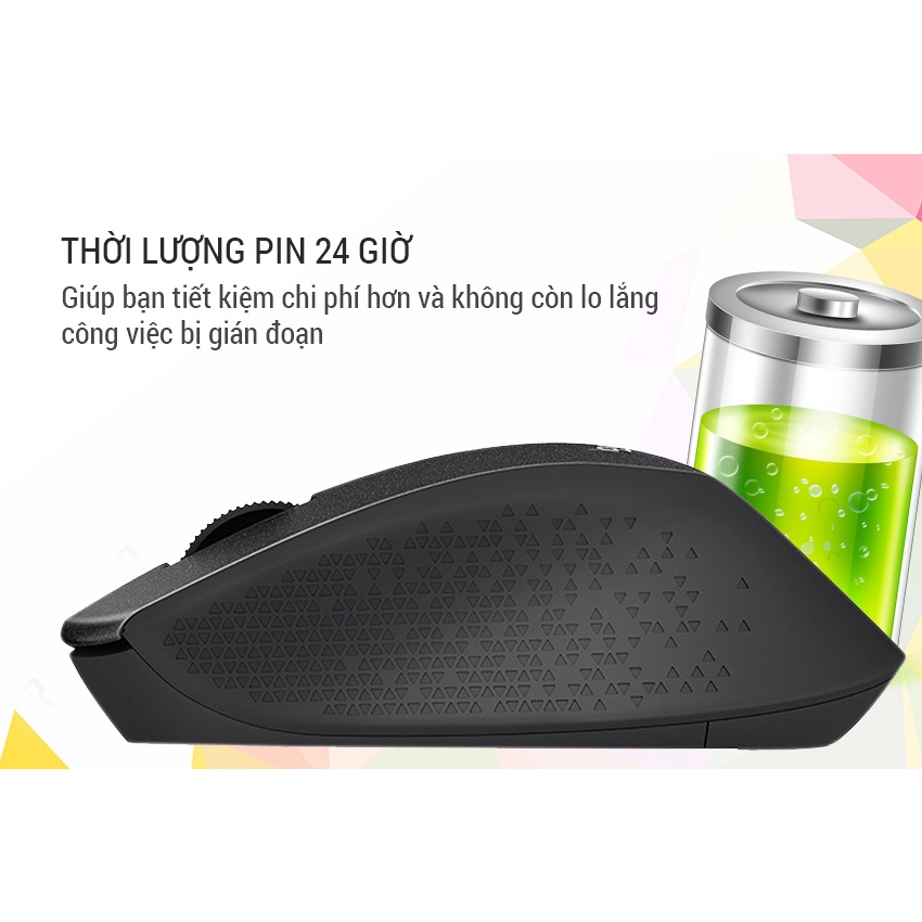 Chuột không dây Logitech M331 Silent - Bảo hành 12 tháng