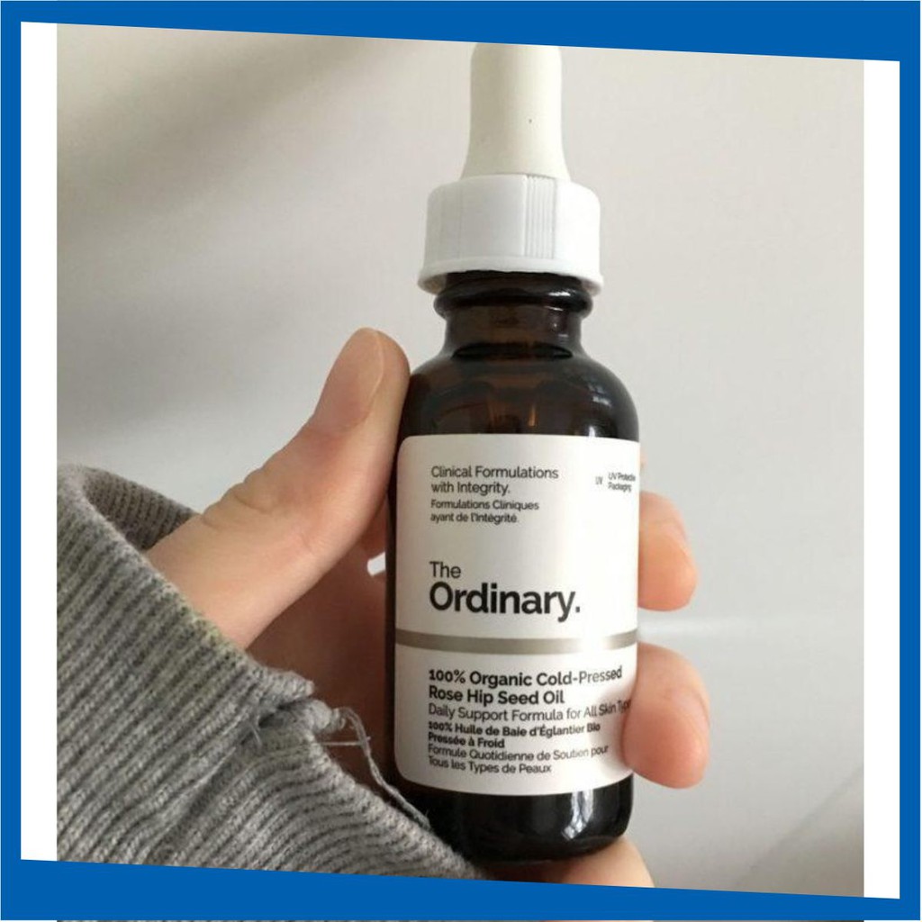 Dầu dưỡng ẩm The Ordinary - 100% Organic Cold-Pressed Rose Hip Seed Oil ( 30mL ) chính hãng