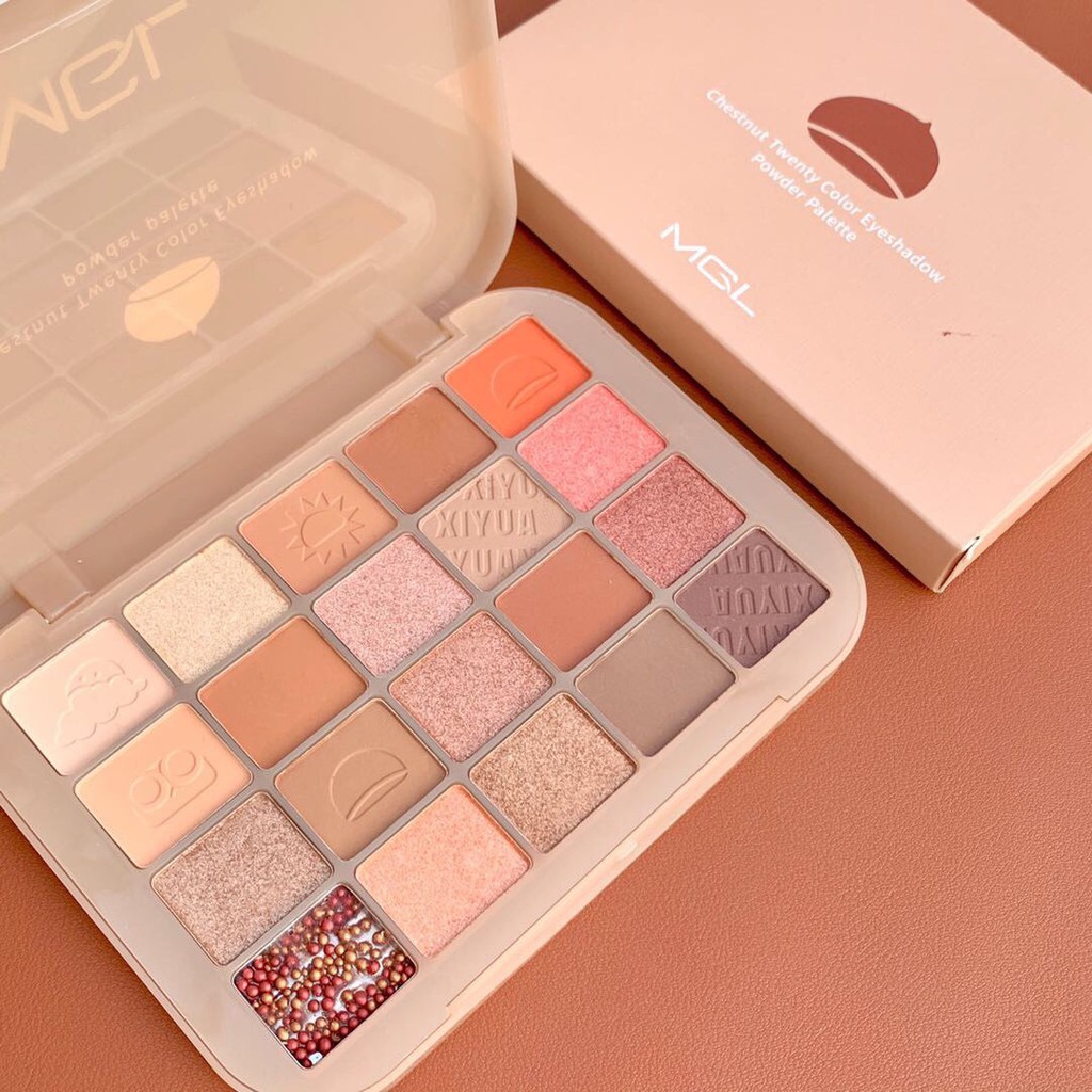 Bảng phấn mắt DIKALU 20 mầu tone cam nâu | BigBuy360 - bigbuy360.vn