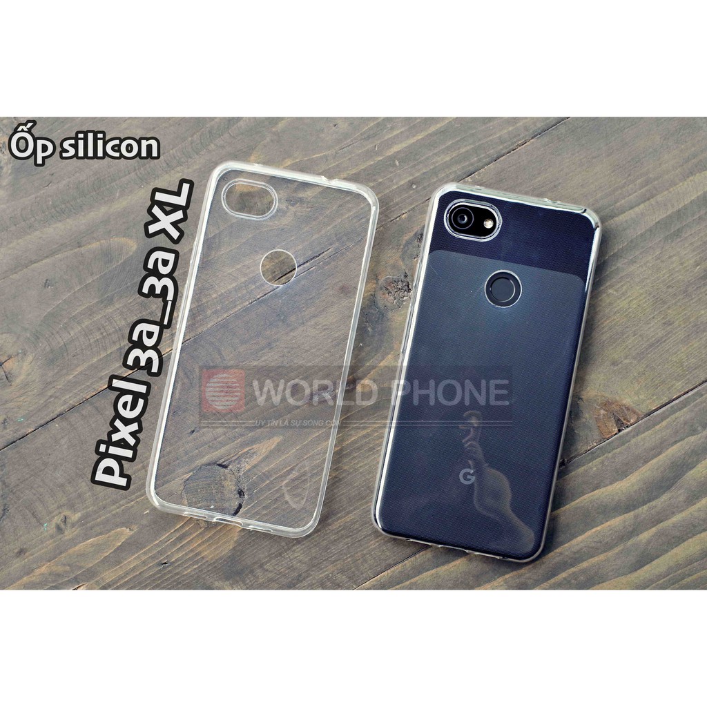 Ốp lưng TPU GG Pixel 3a , Pixel 3a XL, Ốp lưng Pixel silicon trong suốt