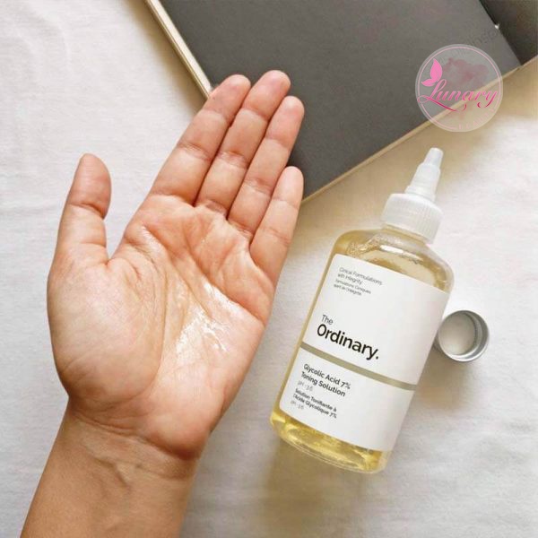 Nước Hoa Hồng The Ordinary Glycolic Acid 7% Toning Solution PH~3.6 240ml - Tẩy Tế Bào Chết - Lunary Beauty