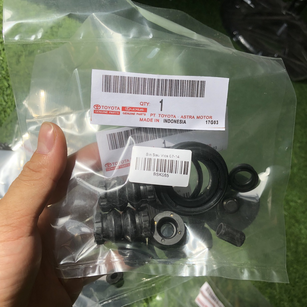BỘ SIN CHỤP BỤI THẮNG ĐĨA TRƯỚC SAU TOYOTA VIOS 2008-2021