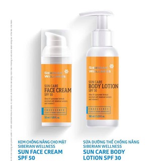 Kem chống nắng dùng cho mặt Siberian Wellness Sun Face Cream SPF 50 Siberi Nga