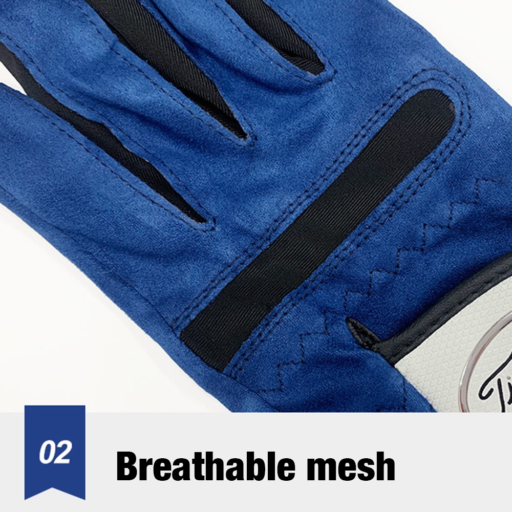 Găng Tay Chơi Golf Chống Trượt Bằng Sợi Vải Dành Cho Nam Giới