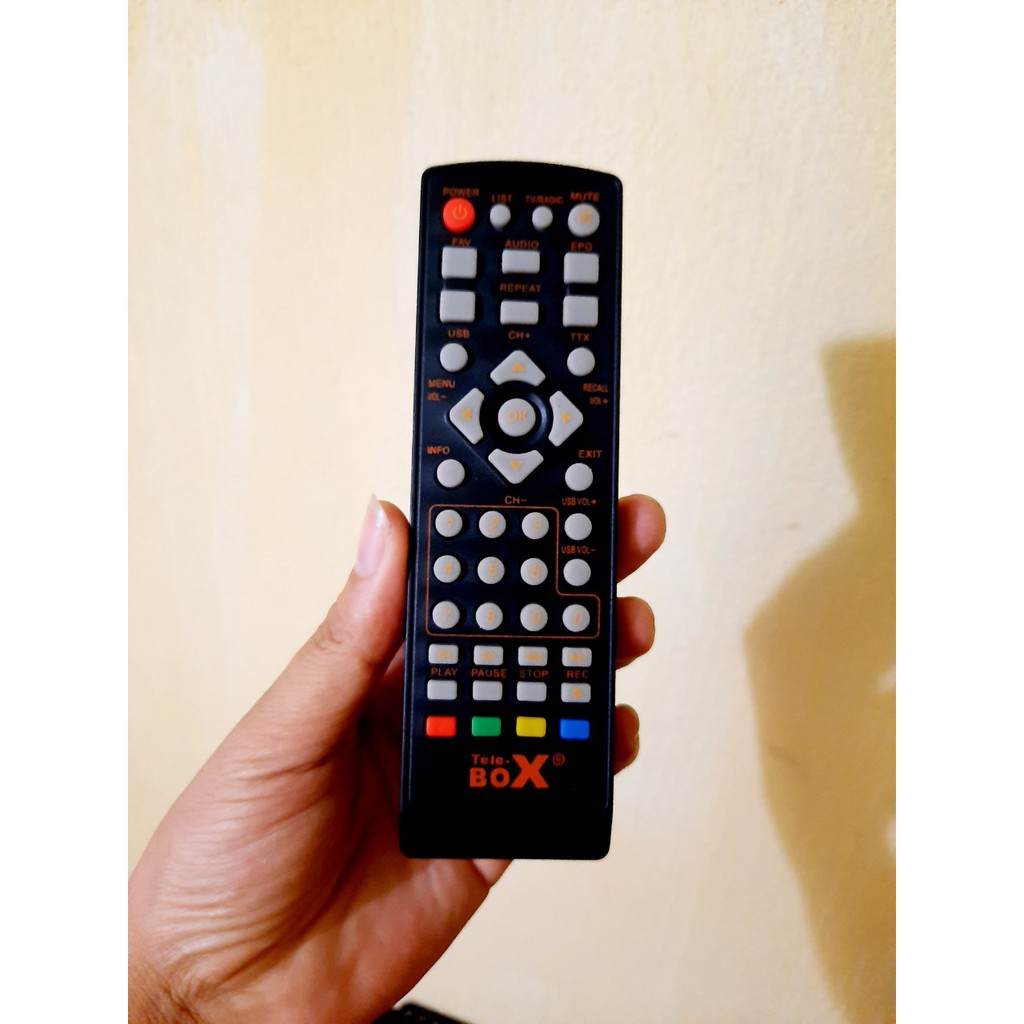 Điều khiển đầu Telebox T201 DVB T2- Hàng tốt Tặng kèm Pin