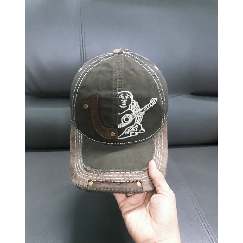 Nón lưới trai ông địa đàn kaki