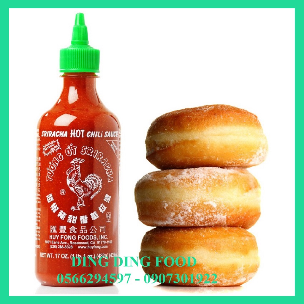 [ SIÊU CAY ] 1 CHAI Tương Ớt Sriracha Hiệu Con Gà Huy Fong Foods 255g, 481g, 793g| Tương Ớt Con Gà - DING DING FOOD