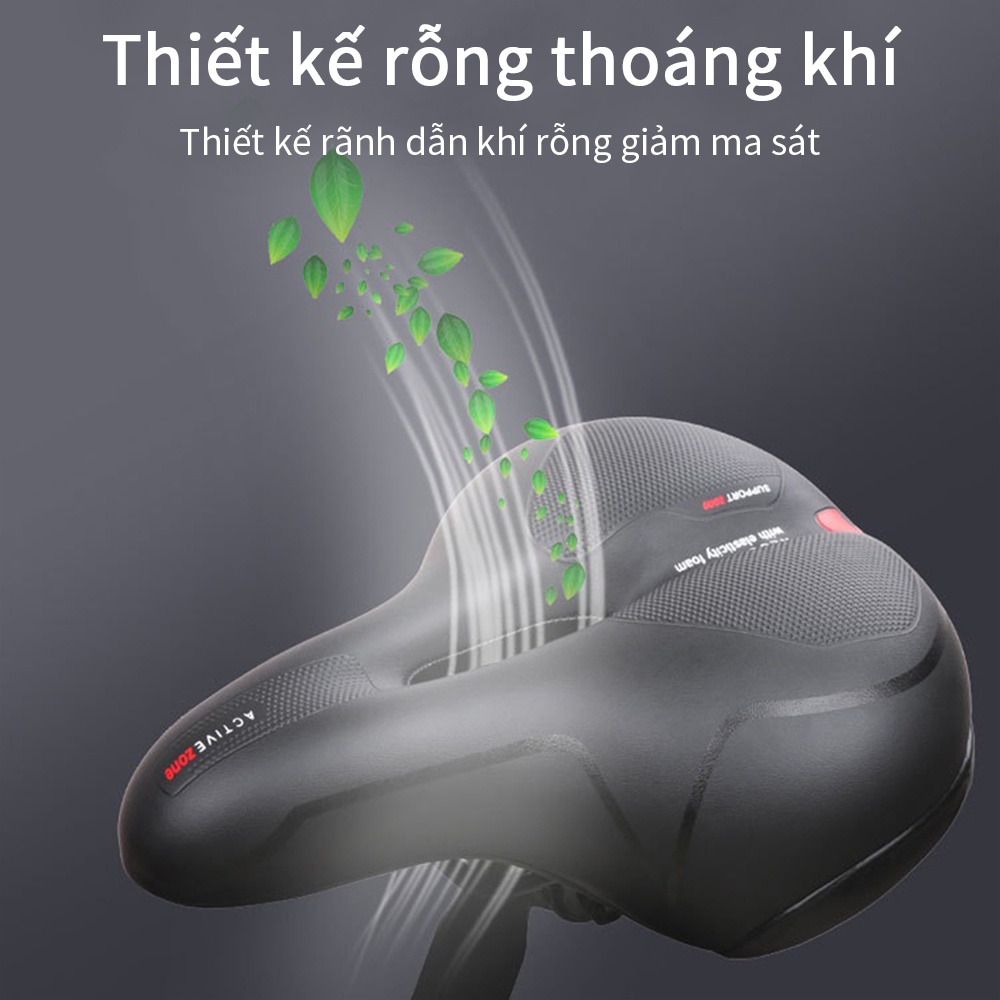 OneTwoFit Đệm Yên Xe Đạp Thể Thao Đàn Hồi Mềm Dày Thoáng Khí， Yên xe đạp êm ái chống nước phù hợp ET003201