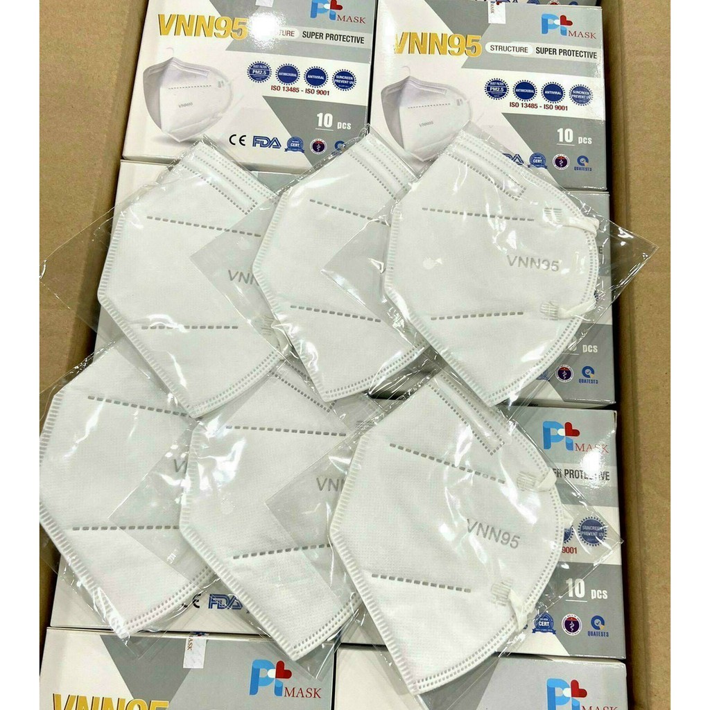 Hộp 10 Khẩu trang N95 FAMAPRO (Tiêu Chuẩn Xuất khẩu BFE ≥95%) Khẩu Trang Y Tế 5 Lớp VN95 Kháng Khuẩn | BigBuy360 - bigbuy360.vn