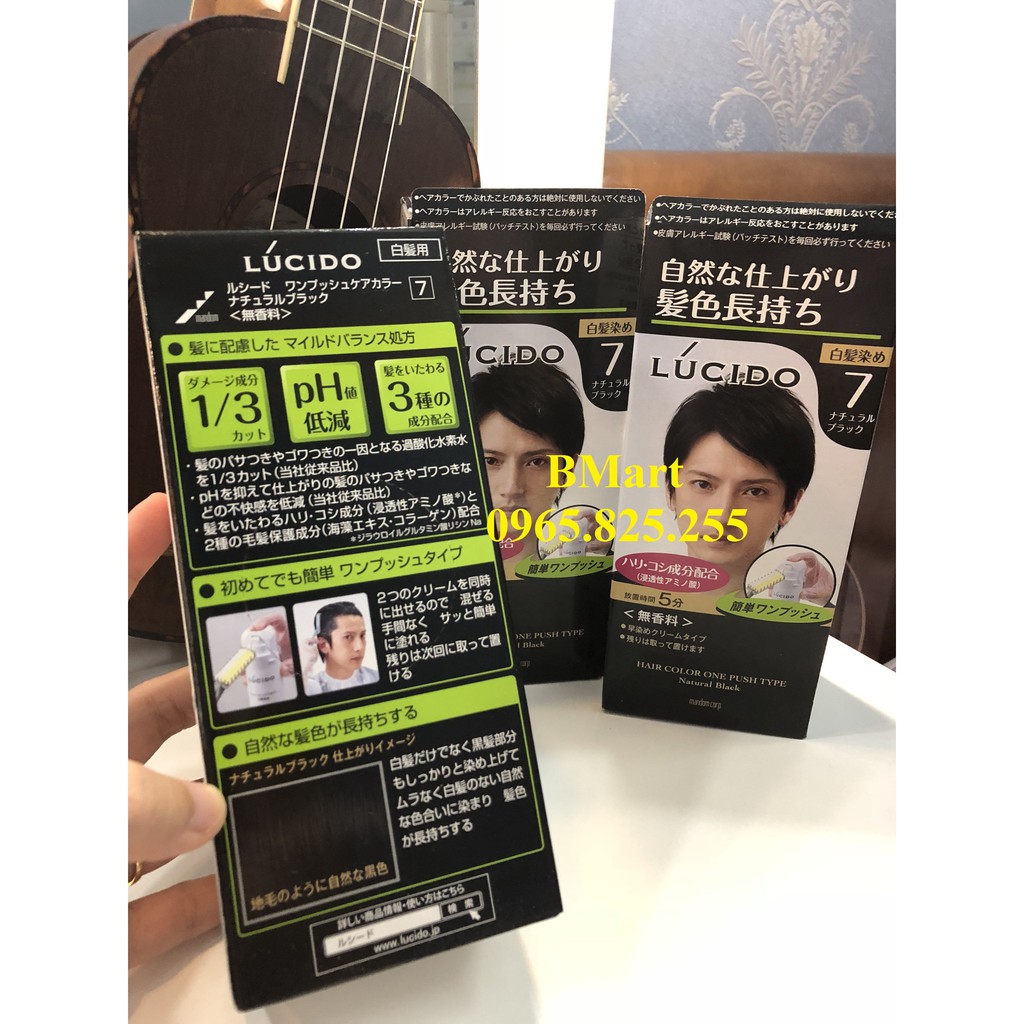 THUỐC NHUỘM TÓC LUCIDO ONE PUSH 7 [chính hãng, có bill] | BigBuy360 - bigbuy360.vn
