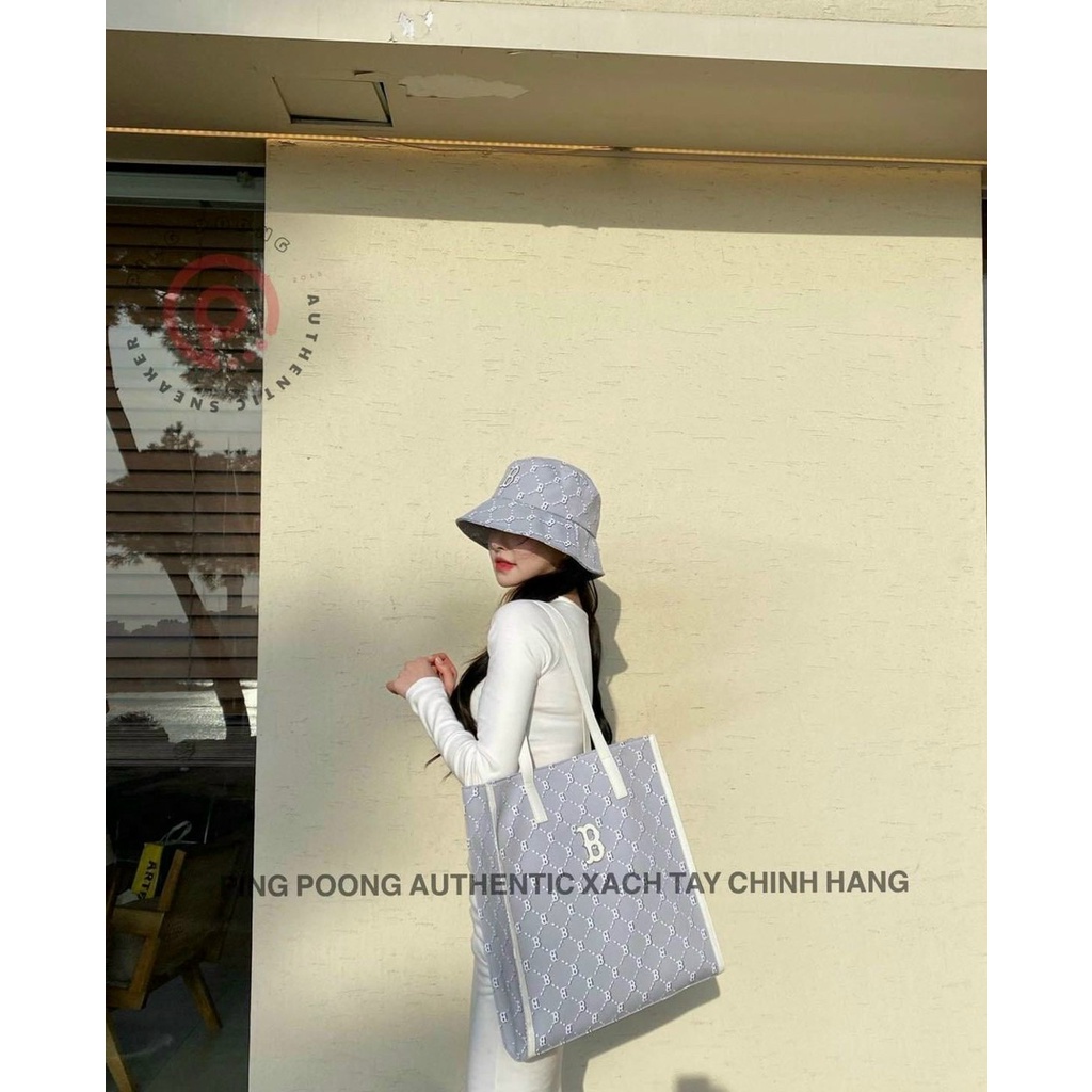 túi tote mlb kèm ví nhỏ size 37x40x9 cm đủ màu sẵn hàng