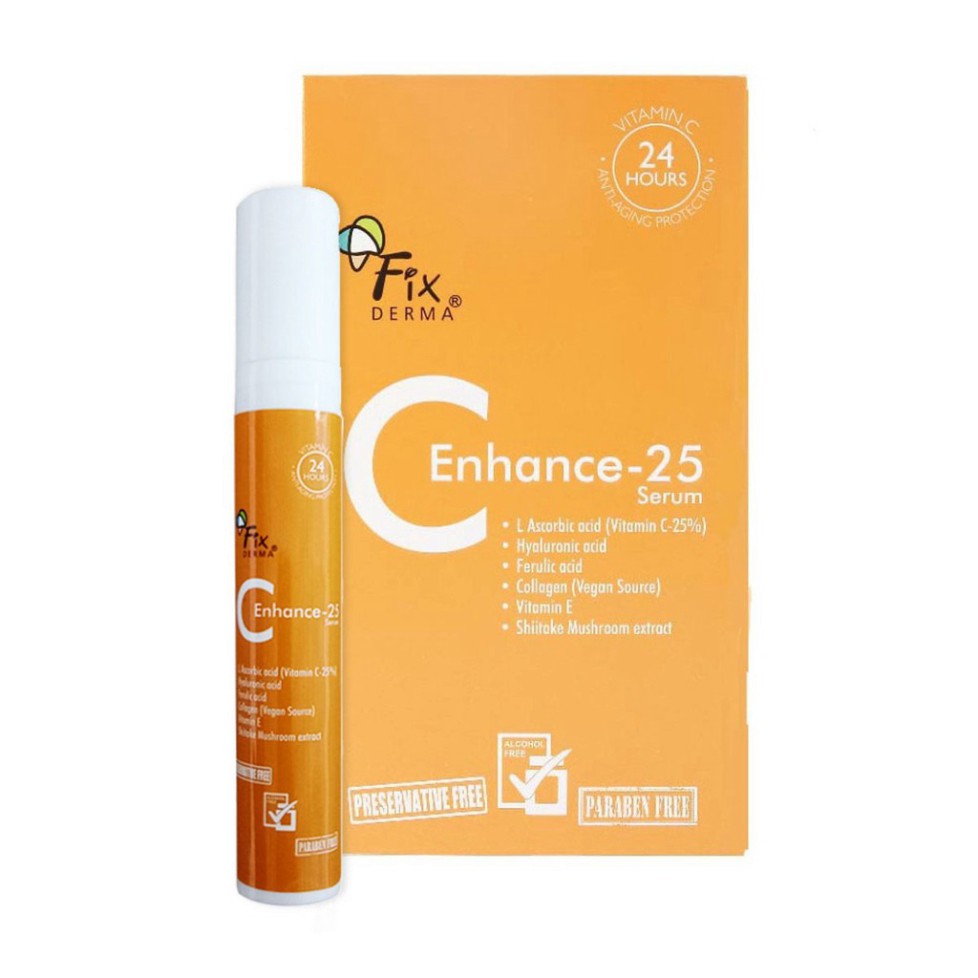 [CHÍNH HÃNG] Fixderma Serum Tái Tạo – Trẻ Hóa Làn Da C Enhance 25 15ml