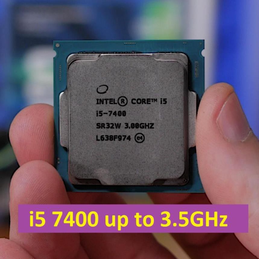 (giá khai trương) CPU Intel i5 7400 cũ 3.0-3.5 GHz socket 1151