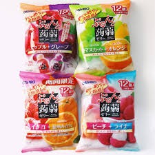 (Gói 12 Chiếc) Thạch Orihiro Trái Cây Mix 2 Vị Nhật thumbnail