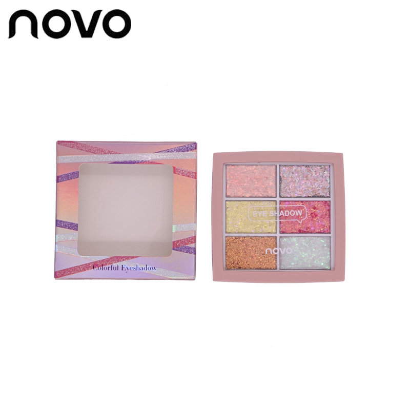 Phấn mắt nhũ NOVO màu kẹo lấp lánh không thấm nước thời trang | BigBuy360 - bigbuy360.vn