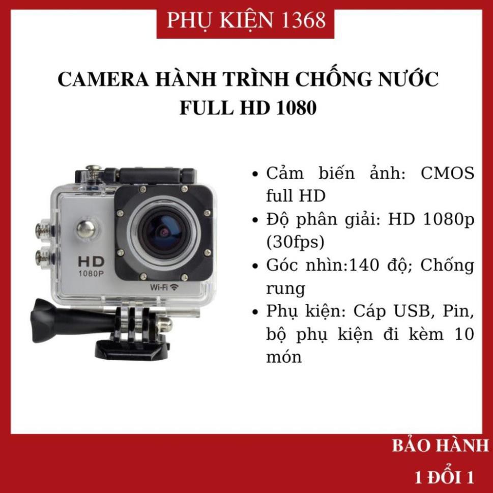 CAMERA HÀNH ĐỘNG CHỐNG NƯỚC FULL HD 1080P, A9