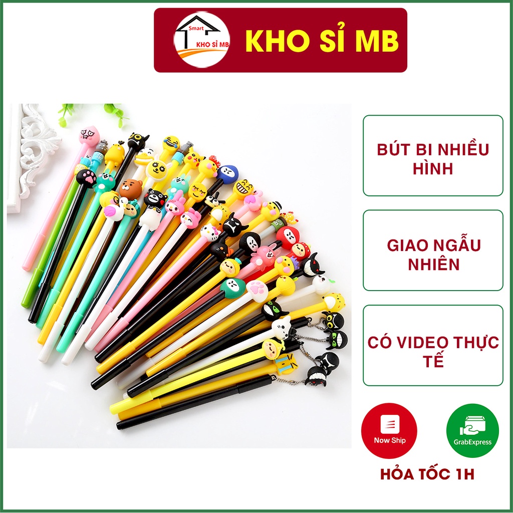 bút bi hình thú nhiều hình siêu ngộ nghĩnh có thể thay ngòi kho sỉ mb