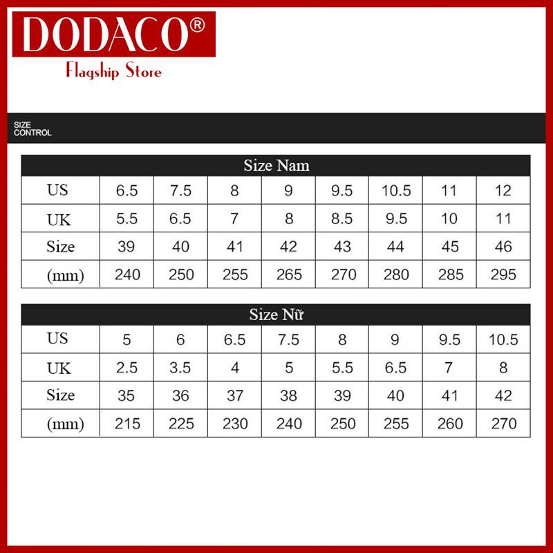 ⚡Xả kho⚡ Giày Sneaker Nam 2020 - DODACO DDC3199