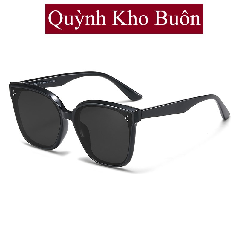 Kính râm mát nam nữ vuông Cao Cấp Chống UV400  , kính râm thiết kế gọng vuông 3 chấm thời trang Q17