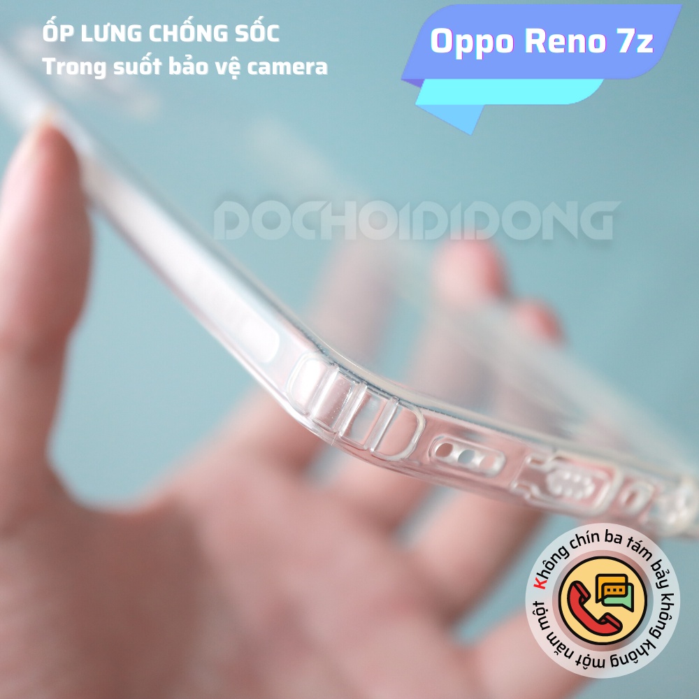 Ốp Lưng Dẻo Trong Suốt Cho OPPO RENO 7Z Chống Sốc Bảo Vệ Camera