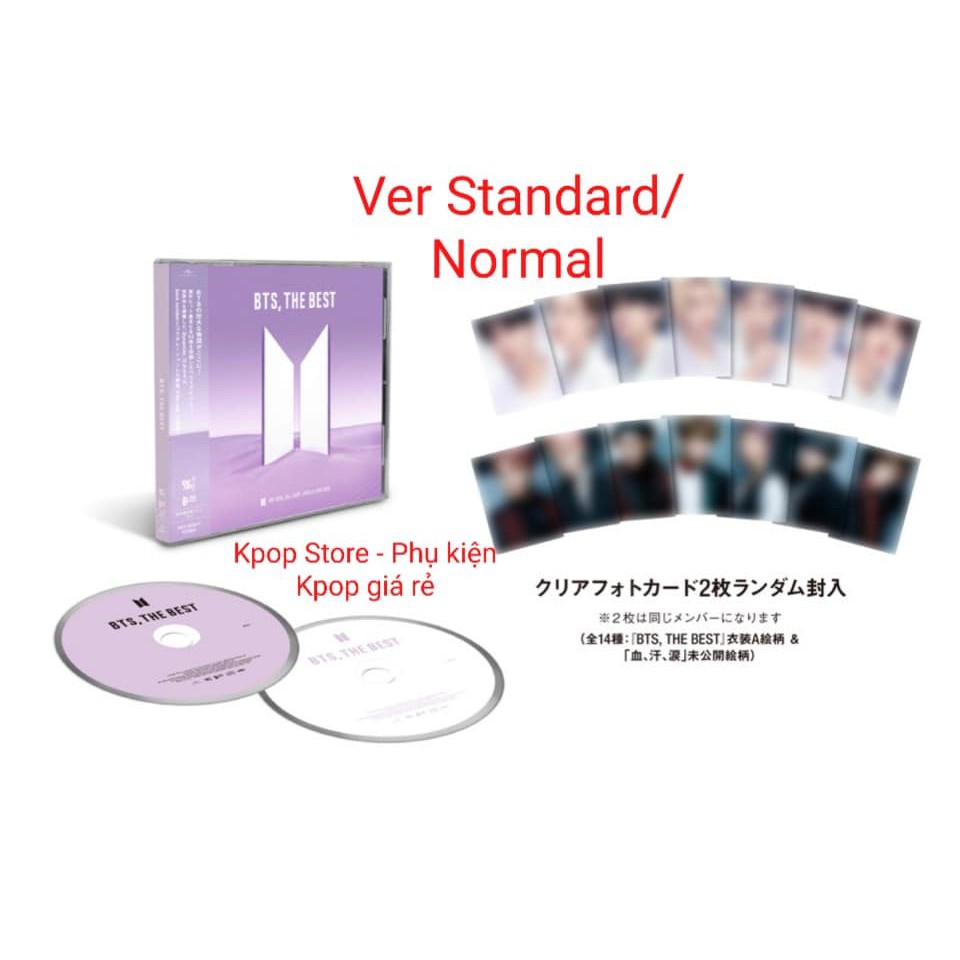 Sẵn - BTS The Best Japan Album - Bộ ảnh nguyên seal