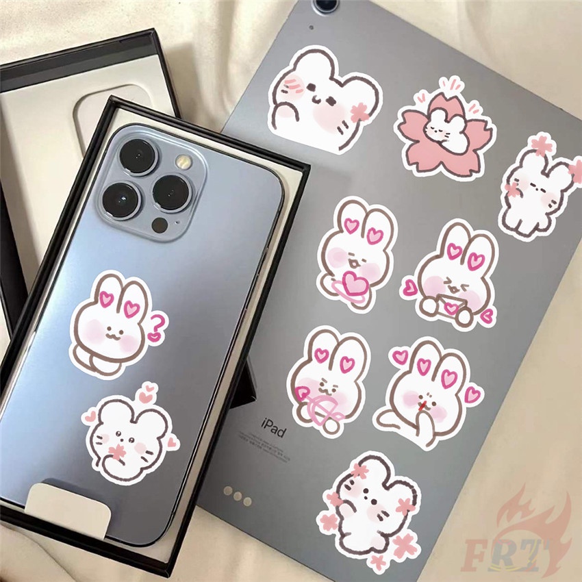 56 Chiếc / Bộ ☆ Hình Dán Thỏ KPOP ☆ Miếng Dán Đề Can Chống Thấm Nước Thời Trang Tự Làm