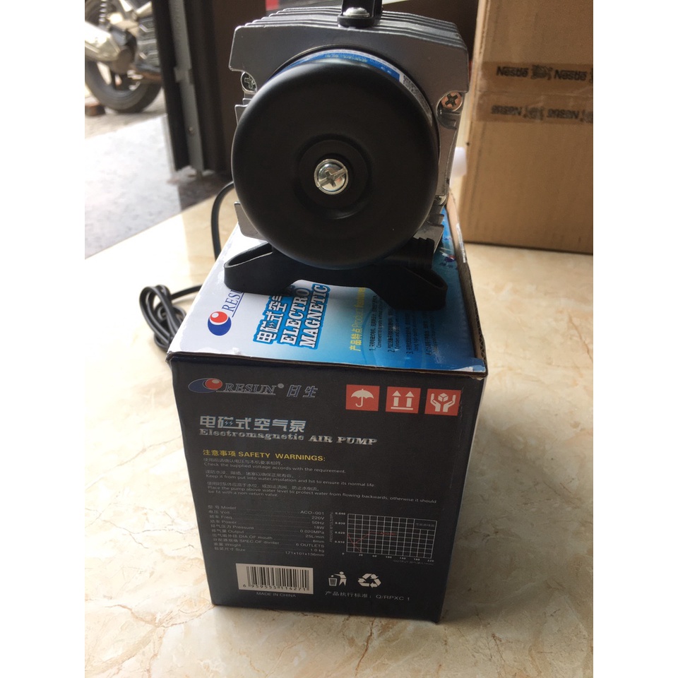 Sủi Oxy RESUN ACO-001,Sủi không khí không thể thiếu cho bể cá cảnh.