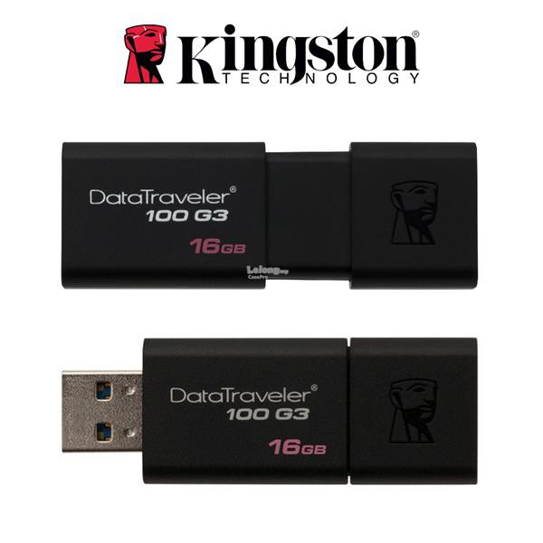 {Bảo Hành 60 Tháng Chính Hãng} USB Kingston DT100G3 USB 3.0 16GB - (SPC/FPT)