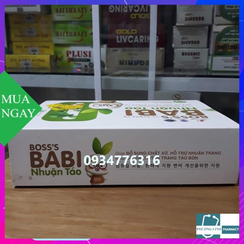 Gel nhuận táo BOSS'S BABI bổ sung chất xơ, cải thiện táo bón