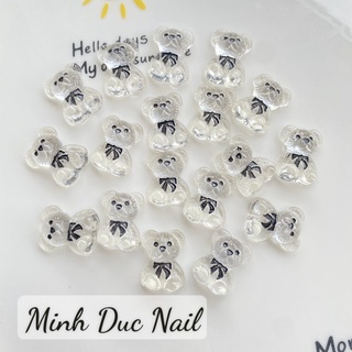 Charm gấu lẻ 1 con trang trí móng