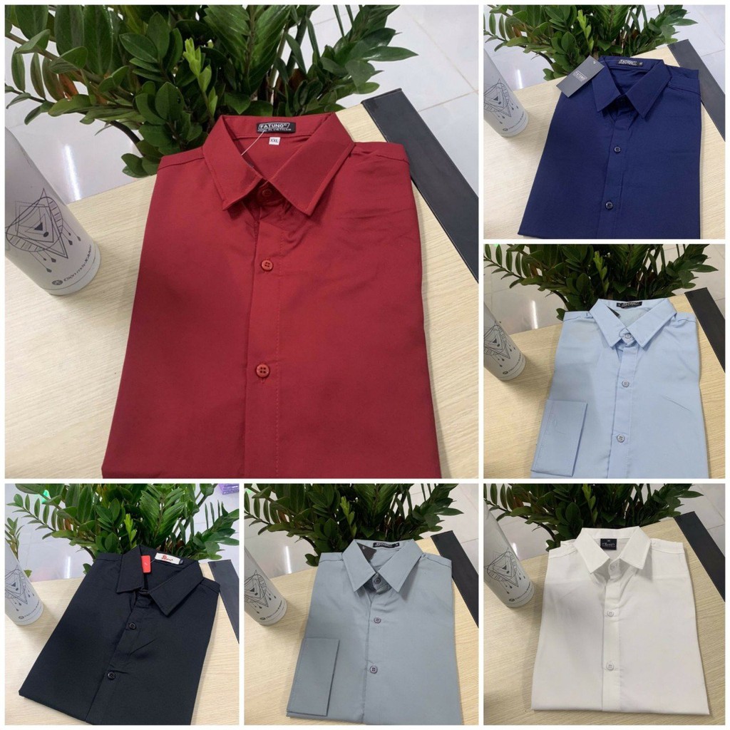 Áo sơ mi nam vải KATE lụa bao đẹp | BigBuy360 - bigbuy360.vn