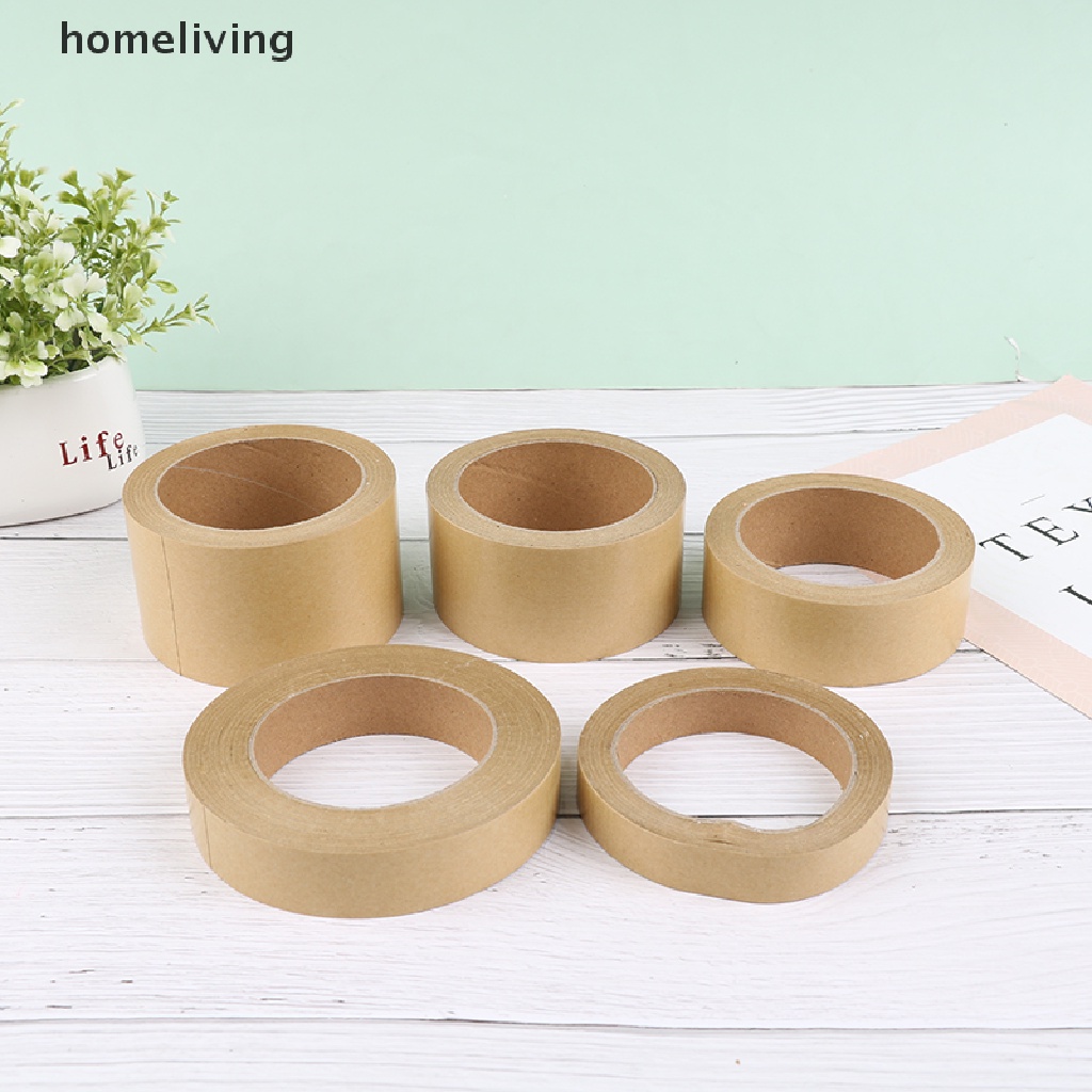 Cuộn Băng Keo Giấy Kraft 30m Màu Nâu